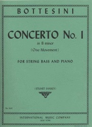 Bottesini, Giovanni (Sankey): Concerto #1 in B minor (bass & piano)