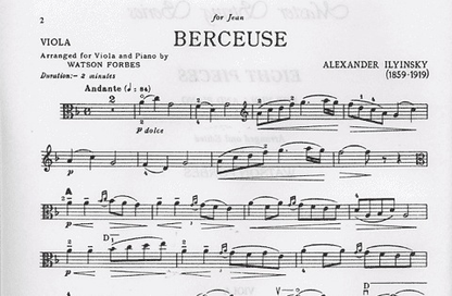 Forbes (arr): Eight Pieces for Viola & Piano