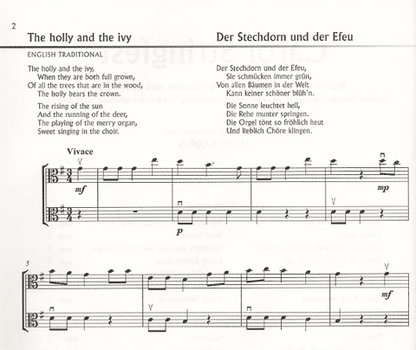 Cohen, Mary: Carol Stringfest (2 violas)