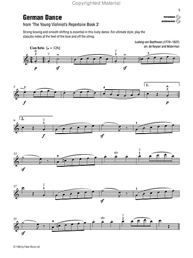 O'Leary, Jessica (editor): The Best of Grade 3 Violin-A Compilation of the best Grade 3 violin pieces ever selected by the major examination boards