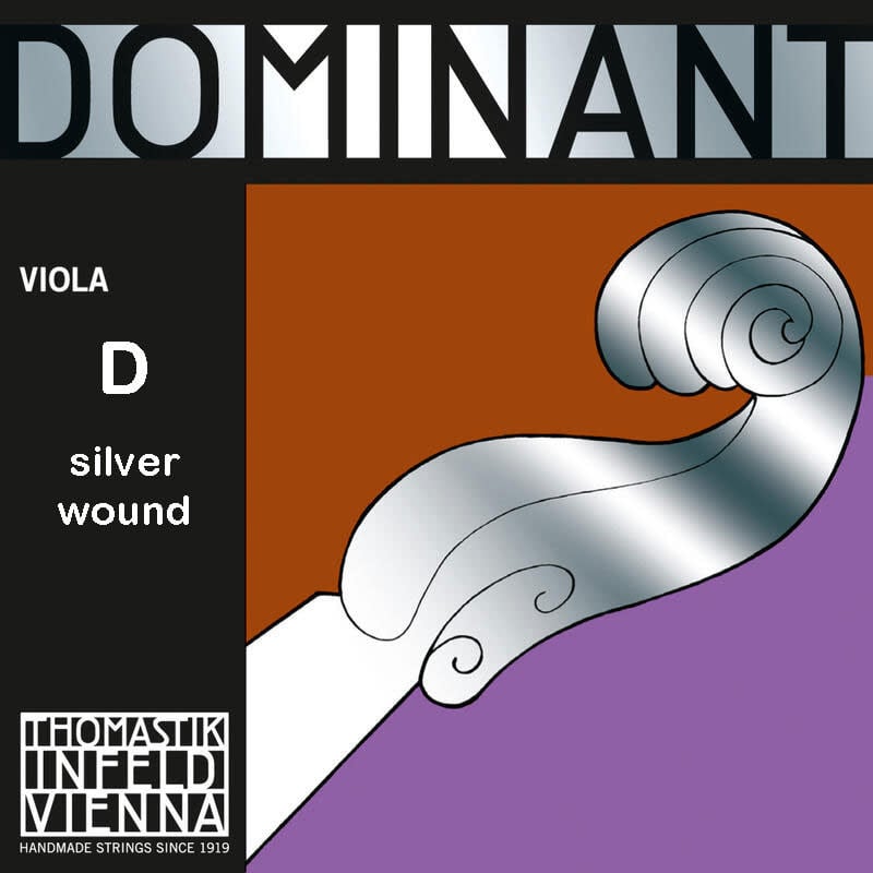 DOMINANT viola D string by Thomastik-Infeld, silver wound,