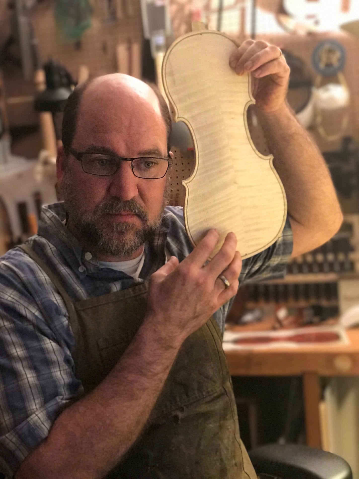 Dorian Barnes 16" viola, with Avodire wood back/ribs/scroll, Denver, CO, 2020