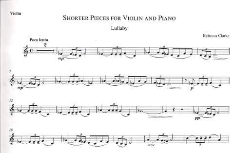 Clarke, R.: Shorter Pieces for Violin and Piano