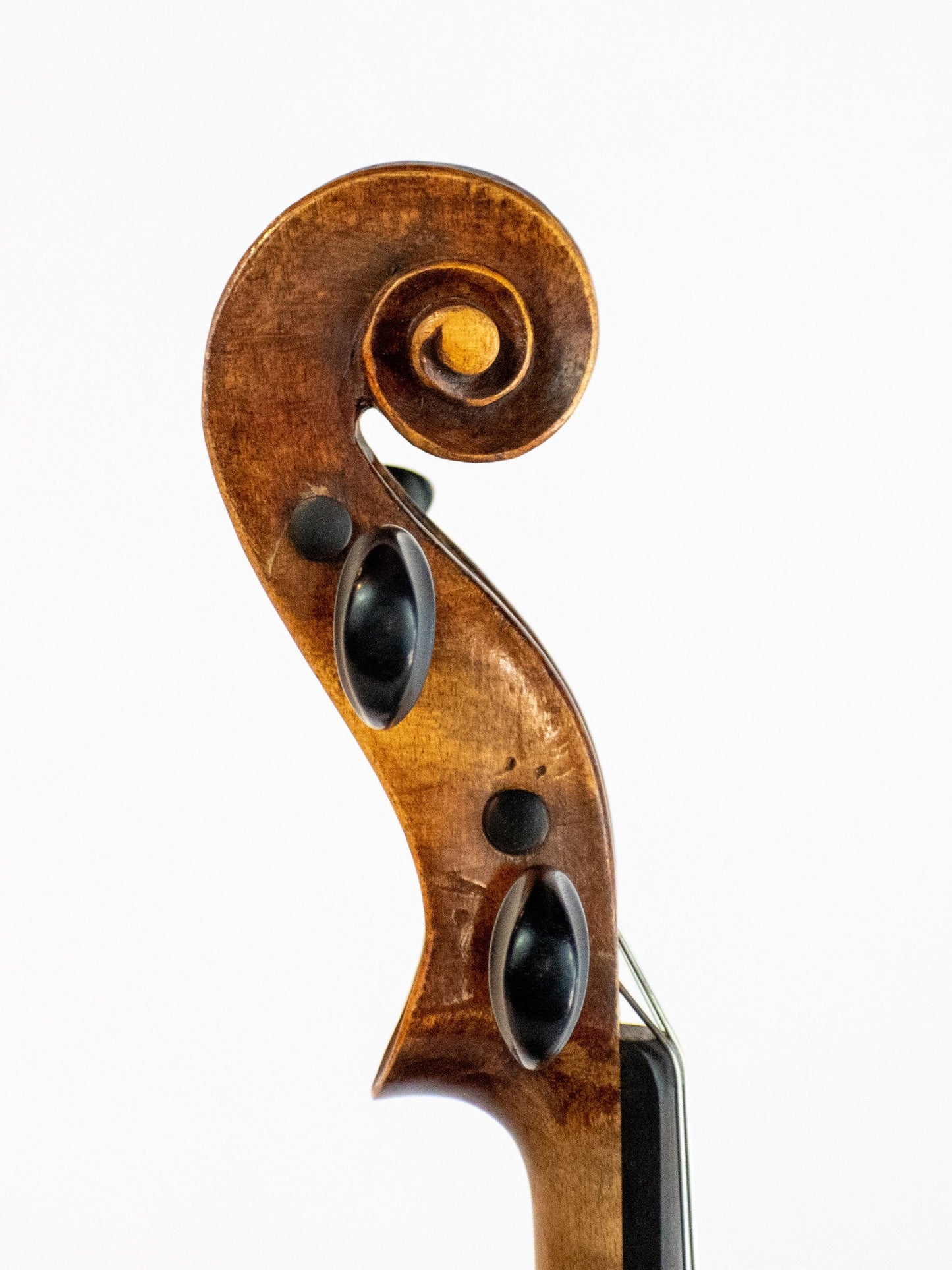 German 14" old unlabeled viola outfit