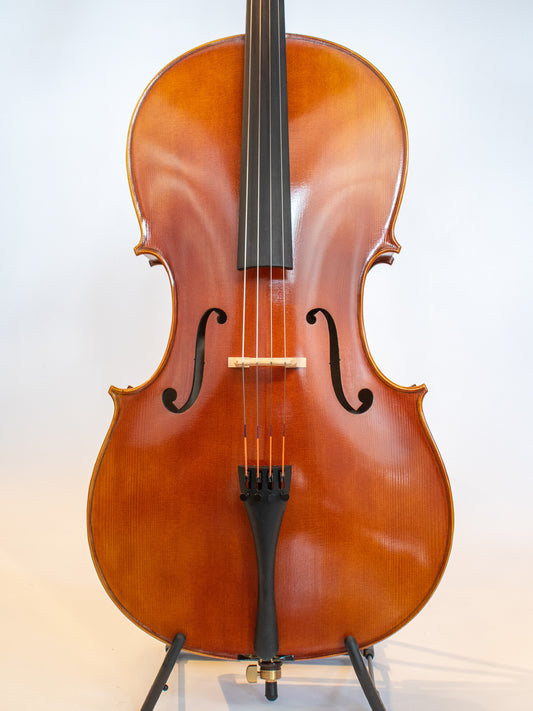 Serafina DX 4/4 cello, fully carved, with free bag, bow, rosin & polish cloth | Metzler Violins