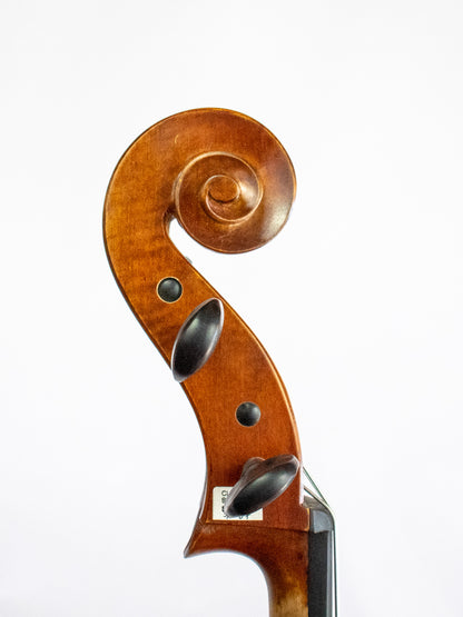 Serafina DX 1/2 cello, fully carved, with free bag, bow, rosin & polish cloth