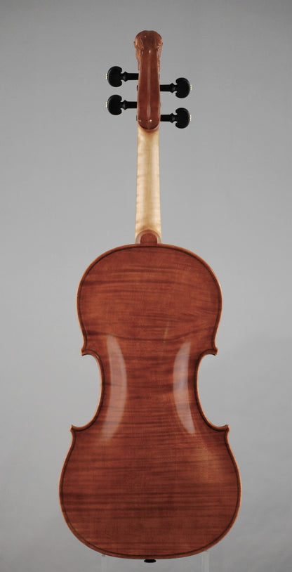 Joseph Liteh Liu violin with lion's head scroll, 2021, fecit Kansas City, Missouri, USA