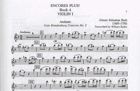 Ryden, William (arr)Encores Plus! Vol.4 (string quartet)