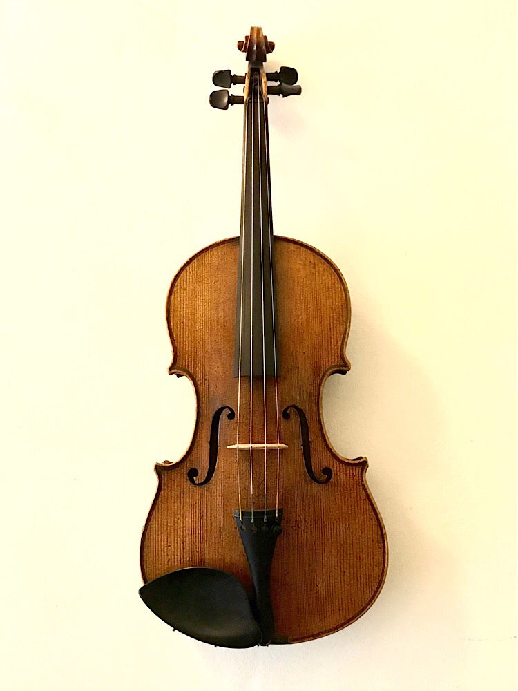 German antiqued used violin, unlabeled 4/4 | Metzler Violins