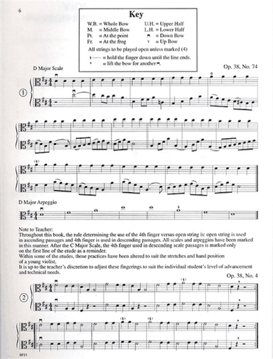 Wohlfahrt, Franz: Intermediate Studies in First Position for Viola