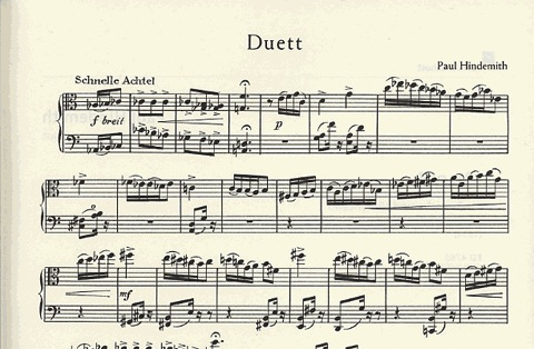 Hindemith, Paul: Duet for Viola and Cello (1934)