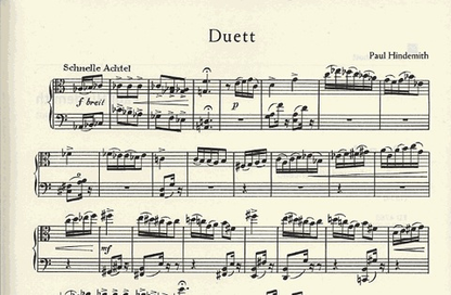Hindemith, Paul: Duet for Viola and Cello (1934)