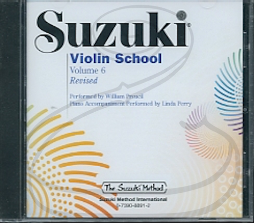 CD: Suzuki Violin School (Preucil), Vol.6 - REVISED