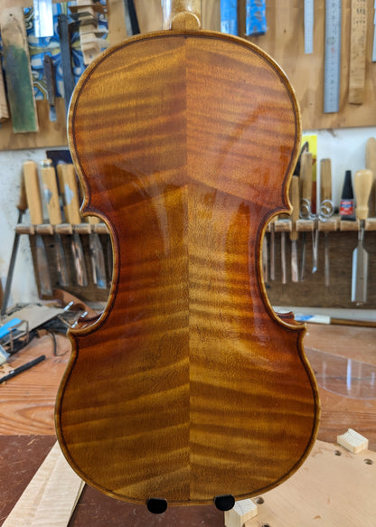 Artur Friedhoff Calvo violin, Strad Titian model, 2022, Oakland CA | Metzler Violins