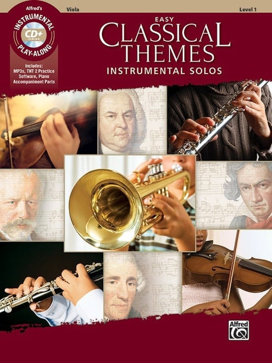 Easy Classical Themes Instrumental Solos for Strings (Viola Book & CD) Alfred