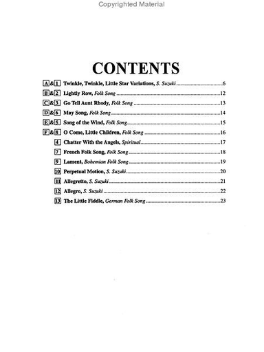 Suzuki: Bass School, Vol. 1 (piano accompaniment)