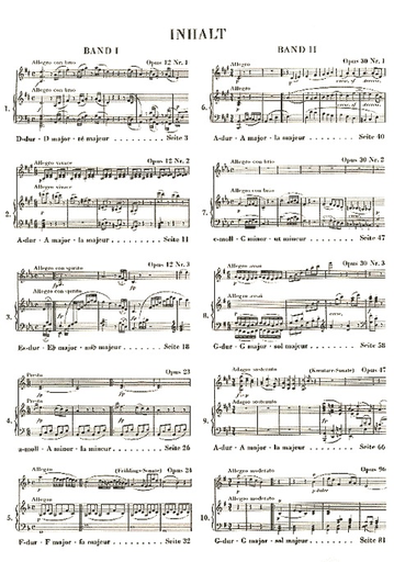 Beethoven, L.van (Brandenburg, ed.): Sonatas Vol. 1 (violin & piano)