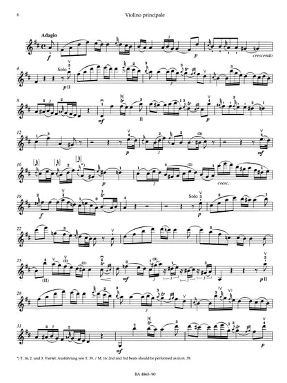 Mozart, W.A. (Wulfhorst): Concerto No. 3 in G Major, KV 216 (violin & piano) Barenreiter Urtext