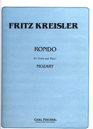 Kreisler/Mozart: Rondo in G (violin & piano) FISCHER