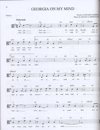 Easy Pop Melodies (Viola)