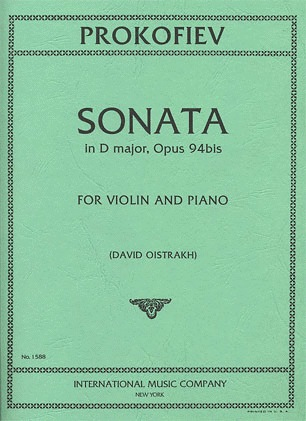 Prokofiev (Oistrakh): Sonata in D Major, Op.94bis (violin & piano)