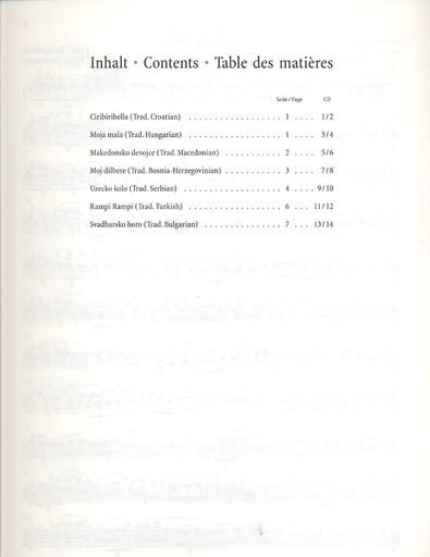 Mamudov, H. (arr.): Play-Along World Music-Balkan (Violin, CD, and piano)