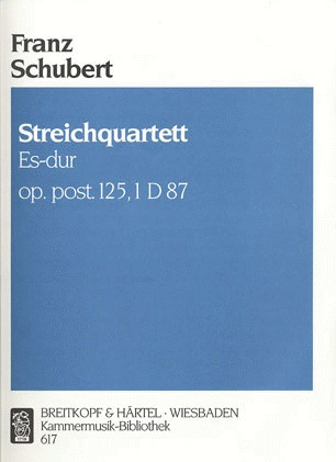 Schubert, F.: String Quartet Op.post.125 in Eb