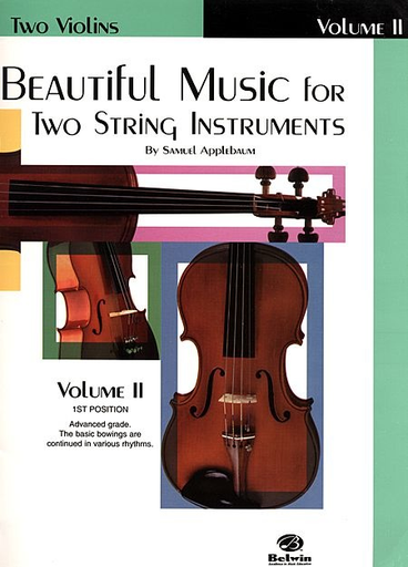 Applebaum, S.: Beautiful Music for Two String Instruments Book 2 (2 violins) Alfred