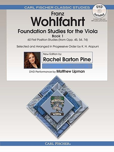 Wohlfahrt (Pine): Foundation Studies for the Viola, Bk.1, op. 45, 54, 74 (viola) (DVD) Carl Fischer