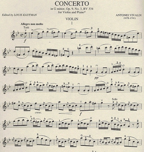 Vivaldi, A.: Concerto Op.9 No.3 in g minor from ''La cetra''(violin & piano)