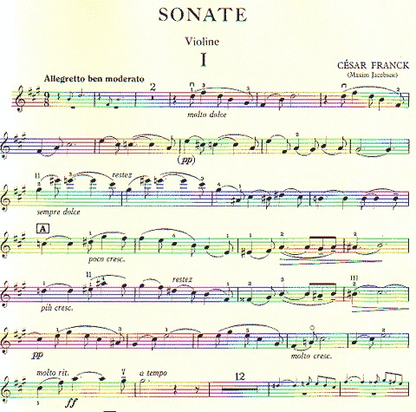 Franck, Cesar: Sonata in A (Violin & Piano or CD)