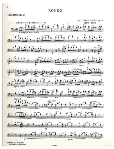 Dvorak, Antonin: Rondo g-minor, op. 94, Barenreiter