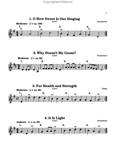Starr, William: Rounds and Canons for Violin Ensemble