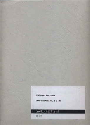 Rautavaara, Einojuhani: String Quartet No. 2 Op.12 (parts and score)