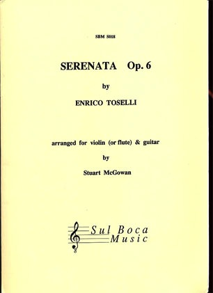 Toselli, Enrico (McGowan): Serenata Op.6 for violin & guitar