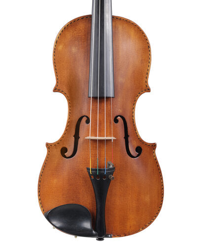 Thomas CAHUSAC London label violin with ornate purfling | Metzler Violins