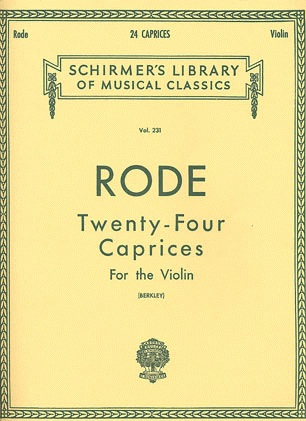 Rode: 24 Caprices for the Violin