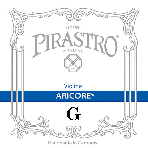 Pirastro ARICORE violin G string, 4/4, medium, silver