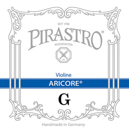 Pirastro ARICORE violin G string, 4/4, medium, silver