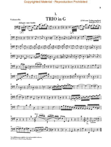 Haydn, F.J.: Piano Trios Vol.2 Henle urtext edition (violin, Cello, Piano)