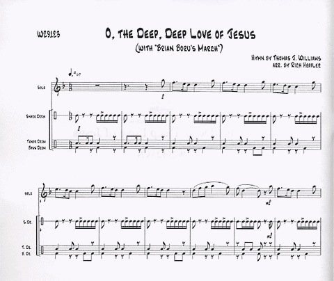 Heffler, R.: O, The Deep, Deep Love of Jesus (violin & piano)