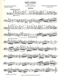 Tchaikovsky, P.I. (Solow): Melodie in E-flat, Op. 42, No. 3