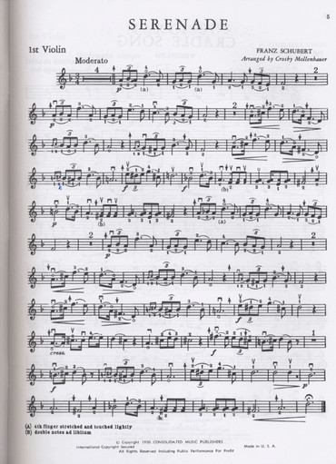Easy Violin Pieces for one or two violins and piano