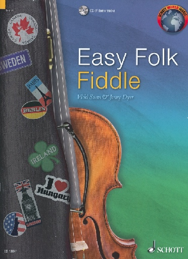Swan, Vicki and Jonny Dyer: Easy Folk Fiddle (violin & CD)