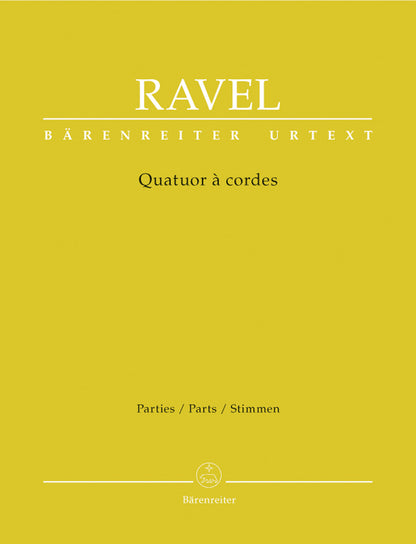 Ravel (Appold): String Quartet - URTEXT (string quartet) Barenreiter