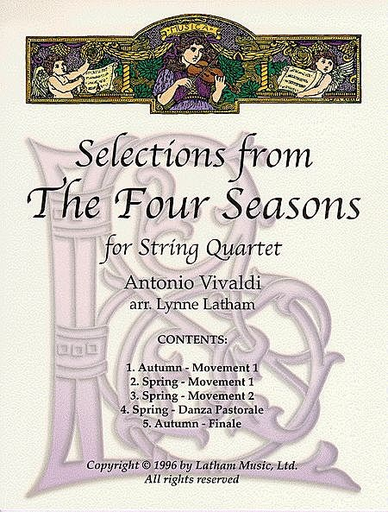 Vivaldi, Antonio (Latham): Selections from the Four Seasons (string quartet)