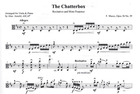 Mazas, F. (Arnold): The Chatterbox Op.36#29