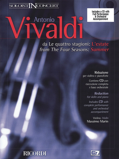 Vivaldi, Antonio: Summer from The Four Seasons (violin & piano or CD)