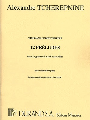 Tcherepnin, Alexander: 12 Preludes Op.38 (cello & piano)