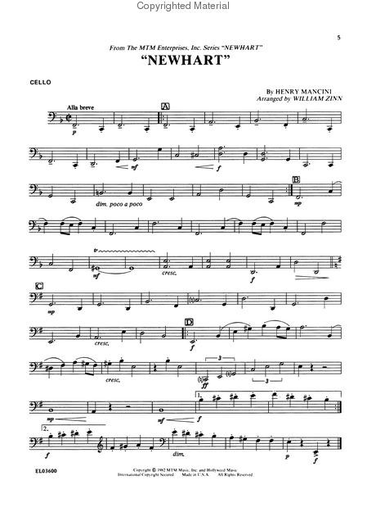 Mancini, H. (Zinn): For Strings Vol.1 (cello).